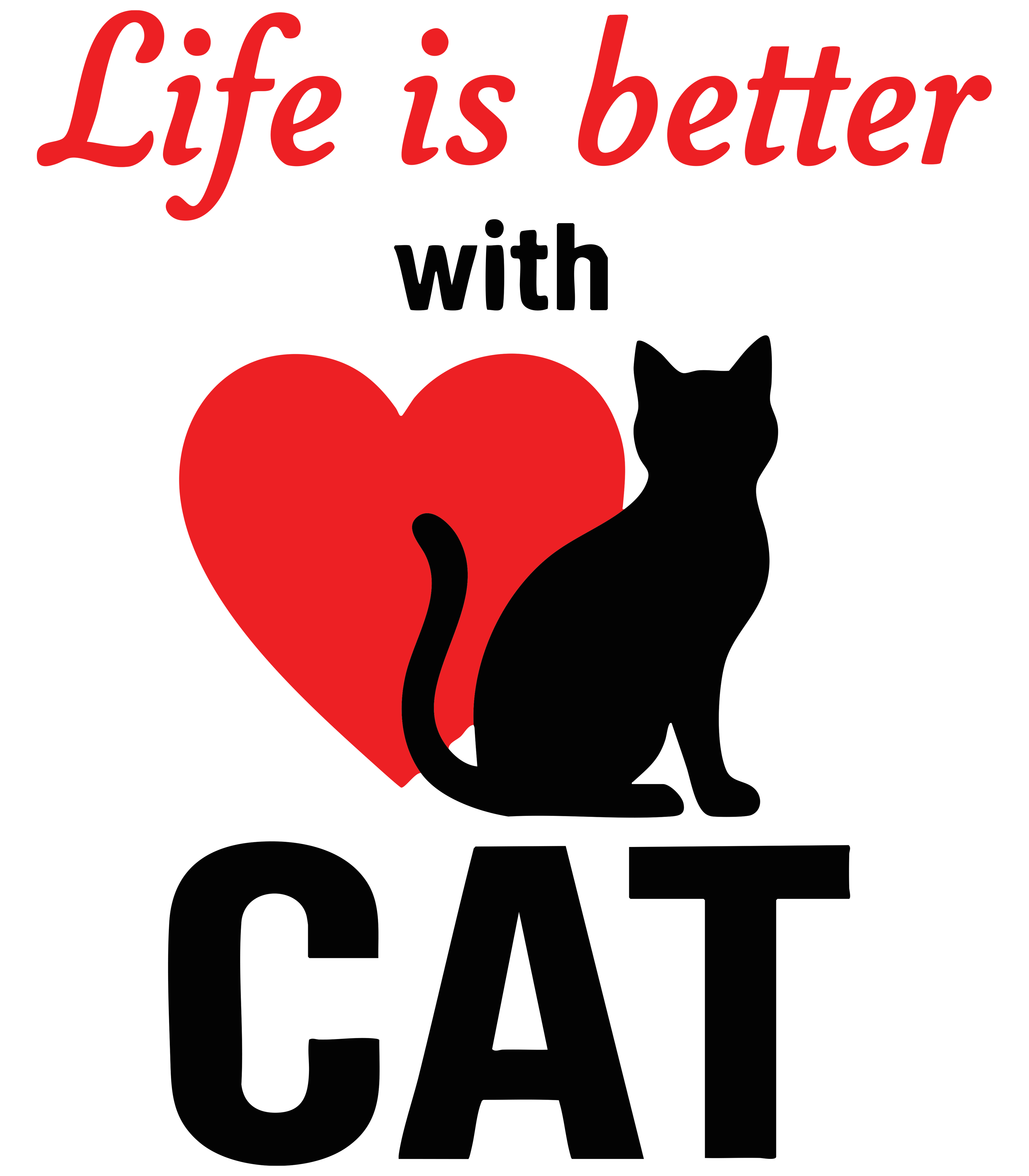 Life Is Better With Cats Mug – Cat Lover Coffee Cup – Cute Cat Mom Gift – 11oz 15oz Ringer Mug | Mug 129