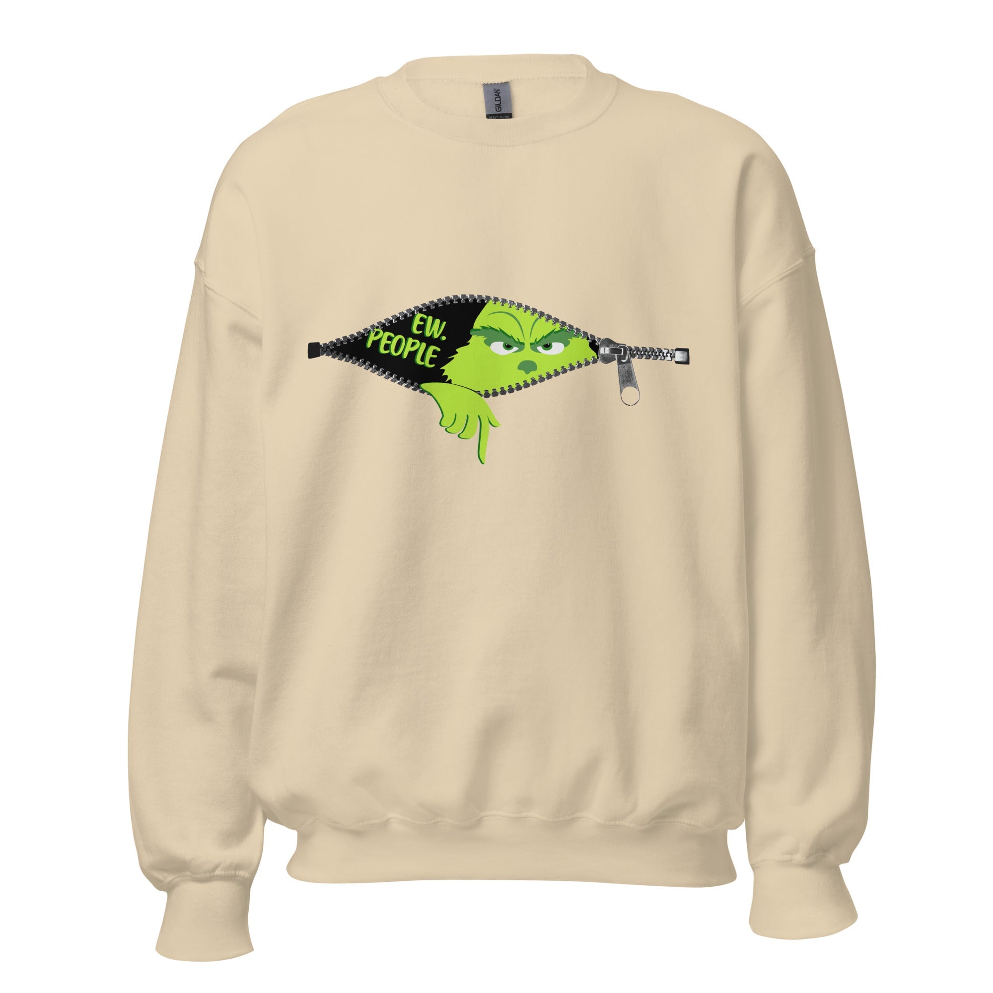 Ew people Grinch sweatshirt, Christmas sweater, funny Christmas tee, ugly xmas sweater, holiday gift idea, whoville, birthday, Green goblin,